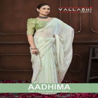 AADHIMA BY VALLABHI PRINTS UNIQUE COLOURS CHIFFON SAREE ONLINE