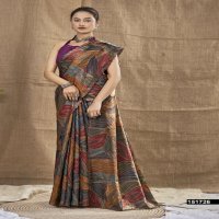 KSHITIJA BY VALLABHI PRINTS CHIFFON PRETTY LOOK SAREE WHOLESALER