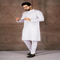 AR EXPORTS MANYAVAR VOL 1 RAYON SHIFFLLI SEQUENCE WORK READYMADE CLASSIC MENS KURTA