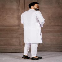 AR EXPORTS MANYAVAR VOL 1 RAYON SHIFFLLI SEQUENCE WORK READYMADE CLASSIC MENS KURTA