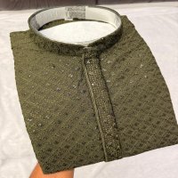 AR EXPORTS MANYAVAR VOL 1 RAYON SHIFFLLI SEQUENCE WORK READYMADE CLASSIC MENS KURTA