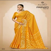 PARVATI VOL 6 BY KASHVI CREATION JACQUARD SILK PRETTY LOOK SAREE EXPORTS