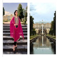 RANG BANDHEJ BY IBIZA RUSSIAN SILK TRADITIONAL WEAR DRESS MATERIAL EXPORTS
