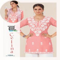 CELINA BY BLUE HILLS RAYON CLASSIC READYMADE KURTI WITH PAIR
