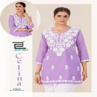 CELINA BY BLUE HILLS RAYON CLASSIC READYMADE KURTI WITH PAIR