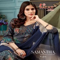 SAMANTHA VOL 6 BY BALAJI COTTON CAPSULE RAYON CASUAL READYMADE 3PCS DRESS