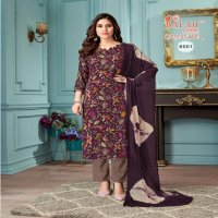 SAMANTHA VOL 6 BY BALAJI COTTON CAPSULE RAYON CASUAL READYMADE 3PCS DRESS