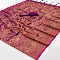 KALAA MANDIR BY RAJBEER STYLISH LOOK HANDLOOM WEAVING SILK SAREES