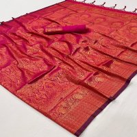 KALAA MANDIR BY RAJBEER STYLISH LOOK HANDLOOM WEAVING SILK SAREES