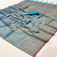 KALAA MANDIR BY RAJBEER STYLISH LOOK HANDLOOM WEAVING SILK SAREES