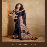 RAJTEX PURE AJRAKH VOL 2 SATIN CREPE FASHIONABLE SAREE WHOLESALER