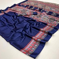 RAJTEX PURE AJRAKH VOL 2 SATIN CREPE FASHIONABLE SAREE WHOLESALER