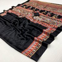 RAJTEX PURE AJRAKH VOL 2 SATIN CREPE FASHIONABLE SAREE WHOLESALER