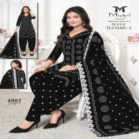 MISHRI SUPER BANDHEJ VOL-4 WHOLESALE COTTON PRINTED FANCY PATIYALA DRESS MATERIAL