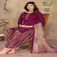 MASTI AFREEN PRIME VOL-13 WHOLESALE RAYON WITH PRINT DUPATTA CLASSIC PATIYALA STYLE SUITS