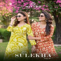 MITTOO SULEKHA VOL 2 READYMADE CLASSIC RAYON KURTI WITH PANT FOR WOMENS