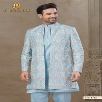OUTLUK WEDDING COLLECTION VOL-37 WHOLESALE MYSORE SILK AND JACQUARD SILK WITH POSITION PRINT CLASSIC MENS INDO WESTERN