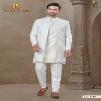 OUTLUK WEDDING COLLECTION VOL-37 WHOLESALE MYSORE SILK AND JACQUARD SILK WITH POSITION PRINT CLASSIC MENS INDO WESTERN