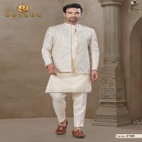 OUTLUK WEDDING COLLECTION VOL-37 WHOLESALE MYSORE SILK AND JACQUARD SILK WITH POSITION PRINT CLASSIC MENS INDO WESTERN