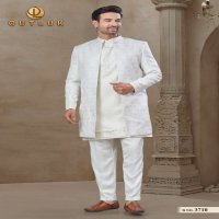 OUTLUK WEDDING COLLECTION VOL-37 WHOLESALE MYSORE SILK AND JACQUARD SILK WITH POSITION PRINT CLASSIC MENS INDO WESTERN