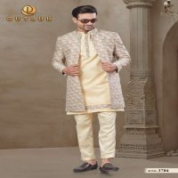 OUTLUK WEDDING COLLECTION VOL-37 WHOLESALE MYSORE SILK AND JACQUARD SILK WITH POSITION PRINT CLASSIC MENS INDO WESTERN
