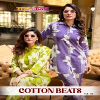 COTTON BEATS VOL 3 BY TIPS AND TOPS COTTON FLEX READYMADE CLASSIC CO-ORD SETS FOR WOMENS