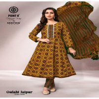 DEEPTEX POINT 8 GULABI JAIPUR VOL 3 READYMADE STYLISH LOOK BIG SIZE ANARKALI 3PCS DRESS