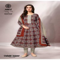 DEEPTEX POINT 8 GULABI JAIPUR VOL 3 READYMADE STYLISH LOOK BIG SIZE ANARKALI 3PCS DRESS