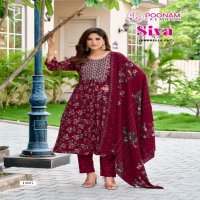 SIYA BY POONAM CREATION ELEGANCE STYLE RAYON READYMADE SUIT FOR WOMENS