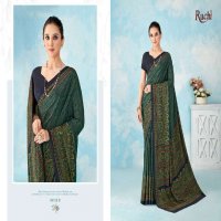 RUCHI VIVANTA SILK VOL 46 SILK CREPE PRINTED SARIS AT BEST RATE