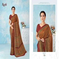 RUCHI VIVANTA SILK VOL 46 SILK CREPE PRINTED SARIS AT BEST RATE
