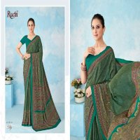 RUCHI VIVANTA SILK VOL 46 SILK CREPE PRINTED SARIS AT BEST RATE