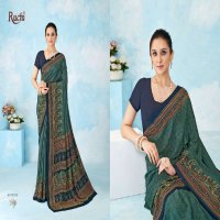 RUCHI VIVANTA SILK VOL 46 SILK CREPE PRINTED SARIS AT BEST RATE