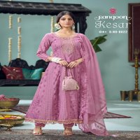RANGOON KESAR COTTON ANARKALI STYLE READYMADE CLASSIC SUIT FOR WOMENS