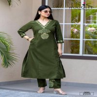 MALVIKA BY WOOGLEE COTTON READYMADE ELEGANCE KURTI WITH PANT