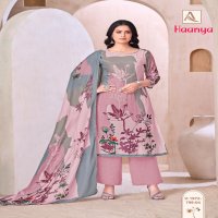 ALOK HAANYA WHOLESALE PURE VISCOSE MASLIN DIGITAL PRINT WITH HAND WORK ELEHANT DRESS MATERIAL