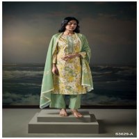 GANGA CHAHANA S3629 WHOLESALE PREMIUM COTTON PRINTED WITH EMBROIDERY DESIGNER SALWAR SUITS