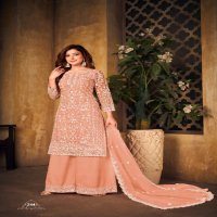 DANI FASHION VAANI VOL-24 WHOLESALE NET WITH CORDING WORK UNIQUE COLOUR TOP WITH PLAZZO AND DUPATTA COLLECTION