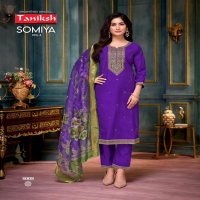 TANIKSH SOMIYA VOL 4 READYMADE ELEGANT STYLE ROMAN LADIES SUITS