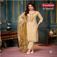 TANIKSH SOMIYA VOL 4 READYMADE ELEGANT STYLE ROMAN LADIES SUITS
