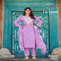 RADHIKA LIFESTYLE LUCKNOWI VOL 2 RAYON CLASSIC READYMADE BIG SIZE 3PCS DRESS