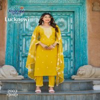RADHIKA LIFESTYLE LUCKNOWI VOL 2 RAYON CLASSIC READYMADE BIG SIZE 3PCS DRESS