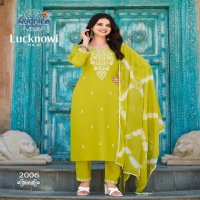 RADHIKA LIFESTYLE LUCKNOWI VOL 2 RAYON CLASSIC READYMADE BIG SIZE 3PCS DRESS
