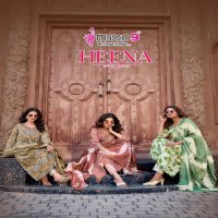 HEENA VOL 7 BY MYSTIC 9 RAYON PRINT READYMADE CLASSIC LOOK SUIT FOR WOMENS