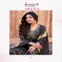 HEENA VOL 7 BY MYSTIC 9 RAYON PRINT READYMADE CLASSIC LOOK SUIT FOR WOMENS