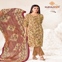 PREYASI VOL 13 BY SURYAJYOTI COTTON COMFORTABLE UNSTITCH SALWAR SUIT