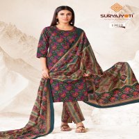 PREYASI VOL 13 BY SURYAJYOTI COTTON COMFORTABLE UNSTITCH SALWAR SUIT
