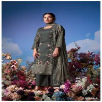 GANGA KOYEL S3592 WHOLESALE COTTON PRINTED WITH HAND EMBROIDERY DESIGNER SUITS