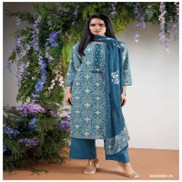GANGA ANOURA S3600 WHOLESALE PREMIUM COTTON PRINTED WITH EMBROIDERY FANCY DRESS