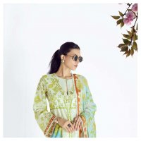 KIMORA PRESENT SOHNI BREEZE PURE COTTON LAWN WITH DIGITAL PRINT EMBROIDERY NECKLINE UNIQUE COLOR COMBINATION PAKISTANI SUITS